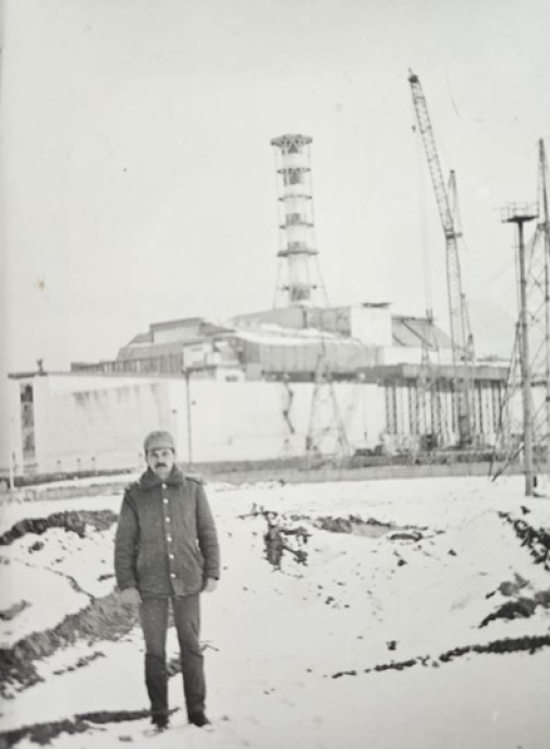 Тепла розмова про важке минуле: зустріч студентського самоврядування з ліквідатором наслідків аварії на ЧАЕС -фото