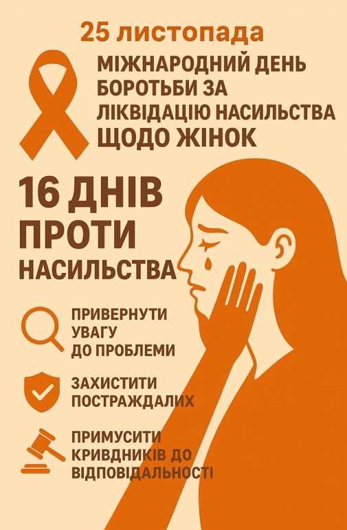 25 листопада — Міжнародний день боротьби за ліквідацію насильства над жінками-фото
